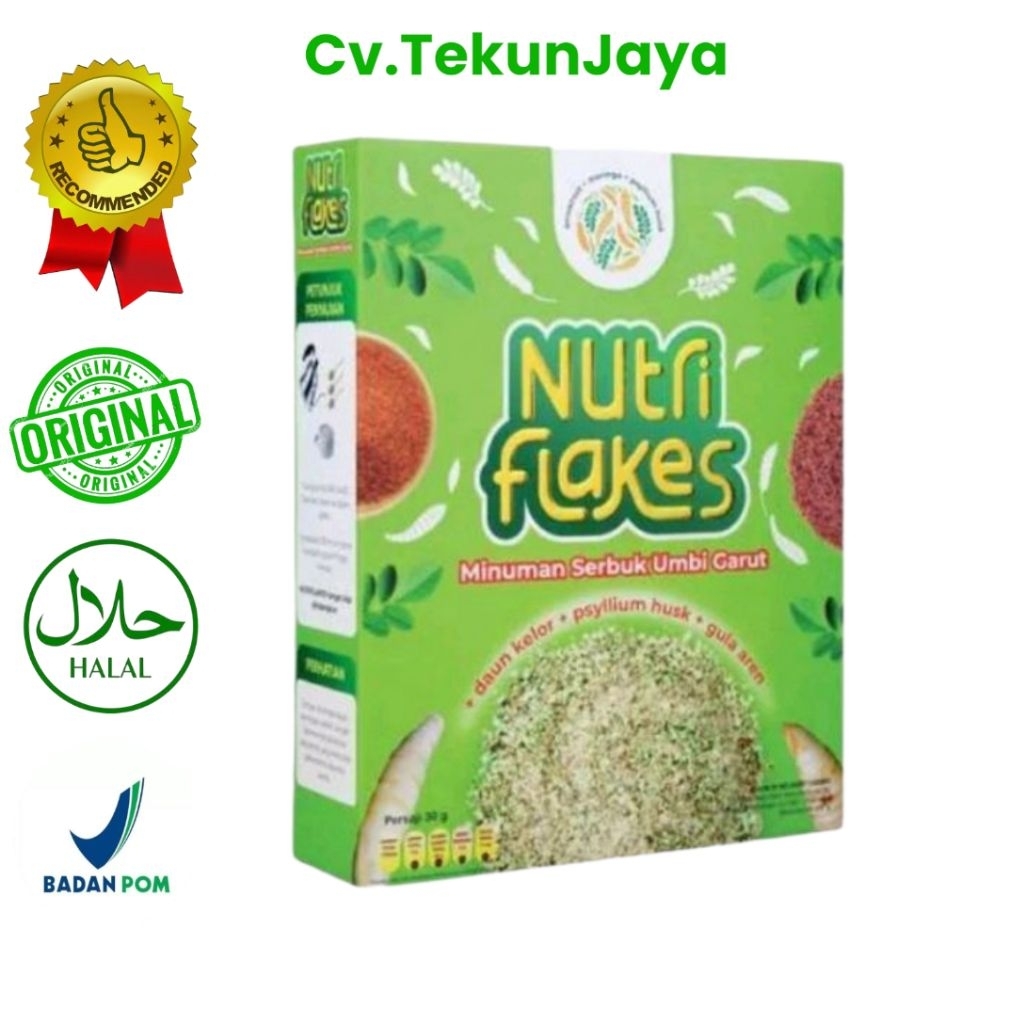 

Nutriflakes Sereal Umbi Garut 280gr Solusi Membantu Meredakan Asam Lambung