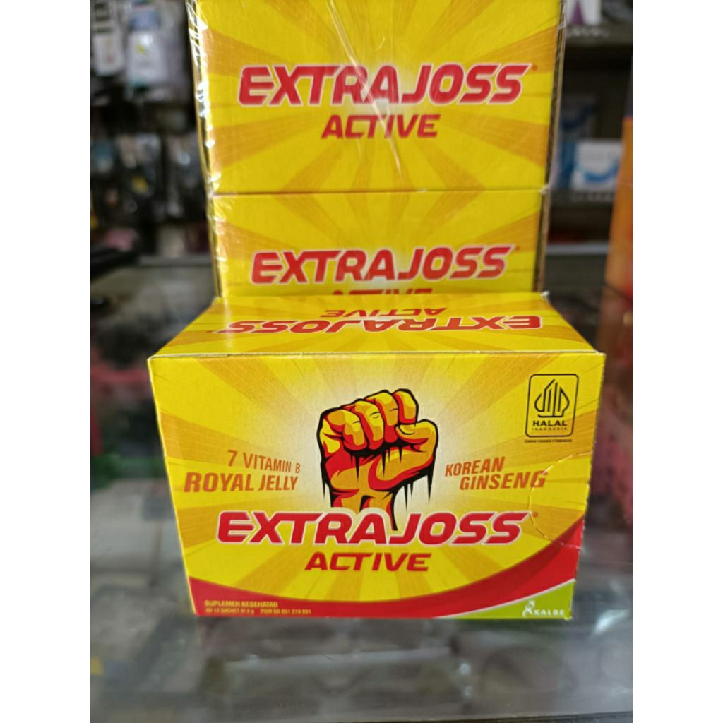 

extrajos active minuman segar