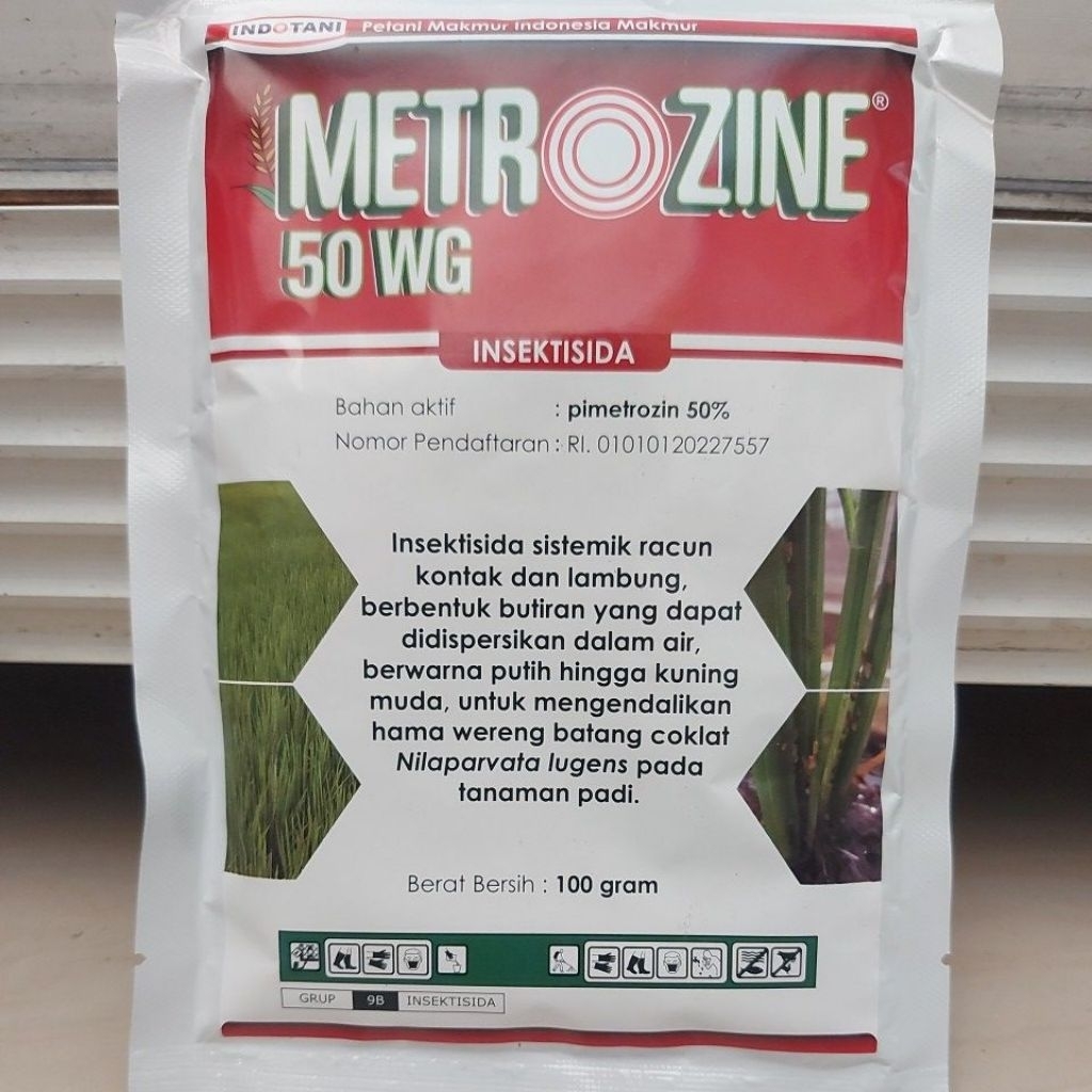 metrozine50wg insektisida sistemik racun kontak ampuh untuk hama wereng batang coklat pada padi