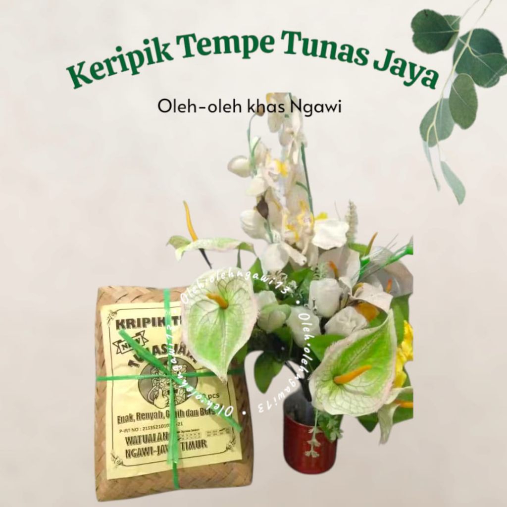 

KERIPIK TEMPE TUNAS JAYA KEMASAN , KERIPIK TEMPE TUNA JAYA BESEK , KERIPIK TEMPE , OLEH OLEH NGAWI