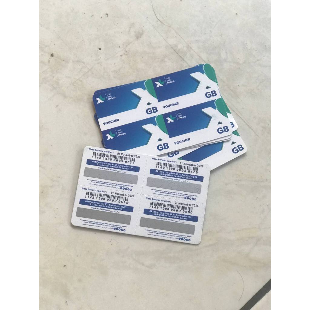 VOUCHER XL KOSONGAN BAHAN INJECT