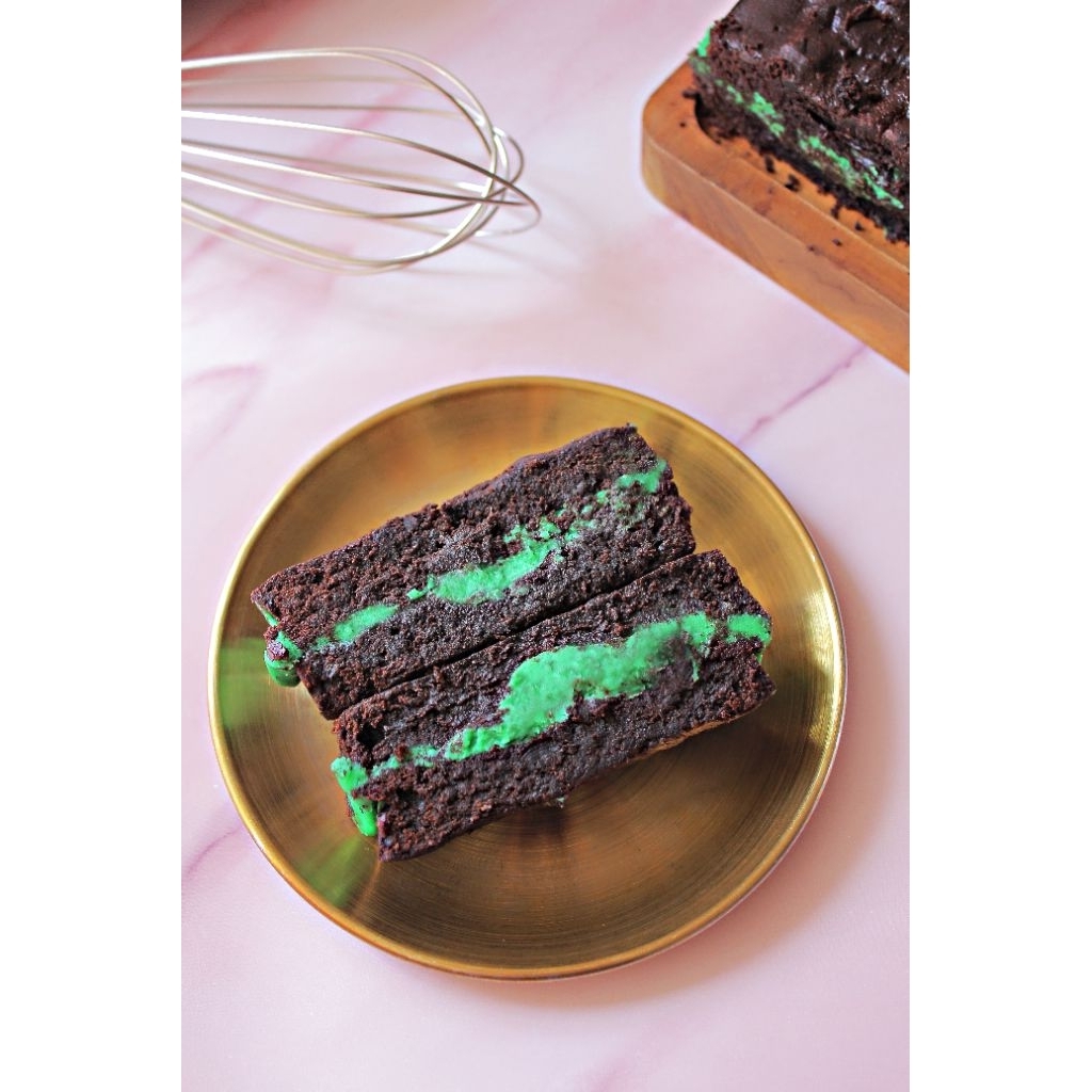 

Mint Chocolate Brownies - Brownies Mint Filling