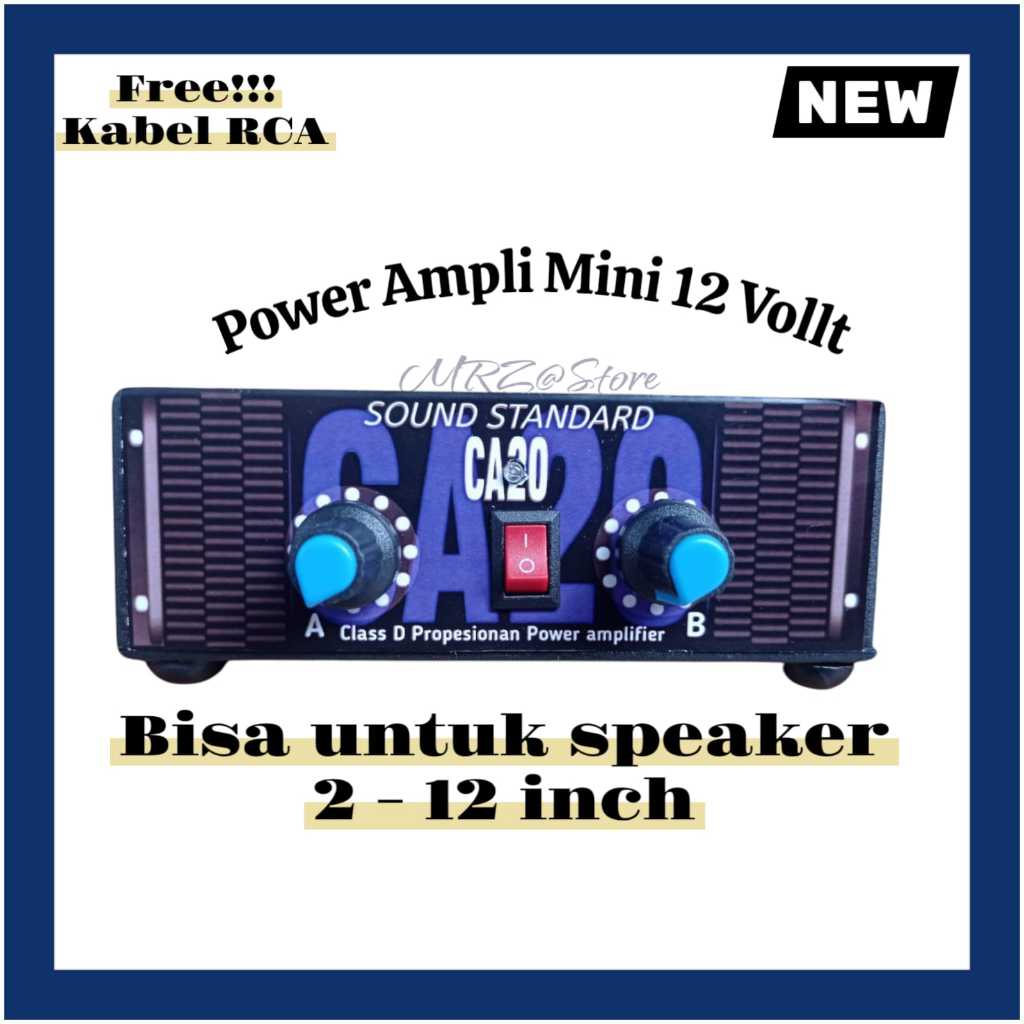 Ampli Mini CA20 12 Volt / Ampli Mini 12v