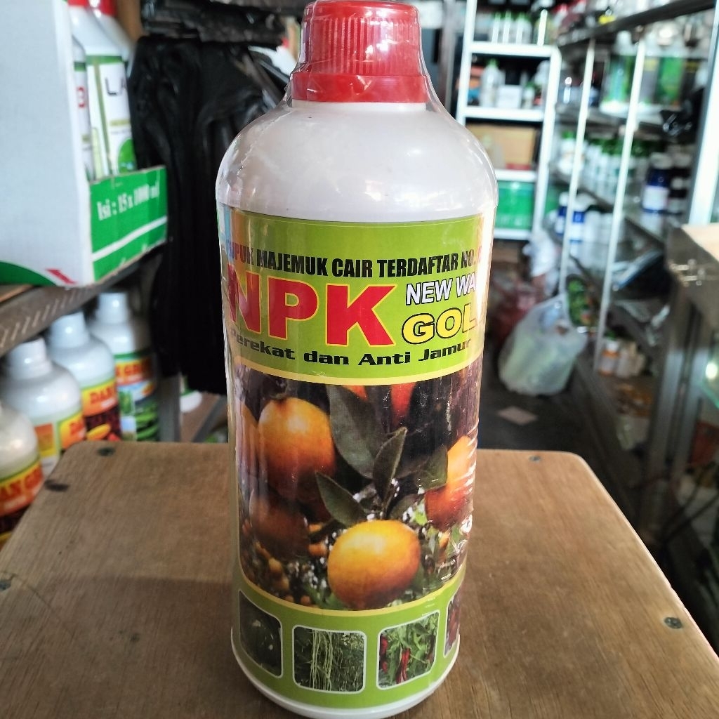 NPK Gold New Walet 1 Liter - Pupuk Majemuk Cair + Perekat dan Anti Jamur