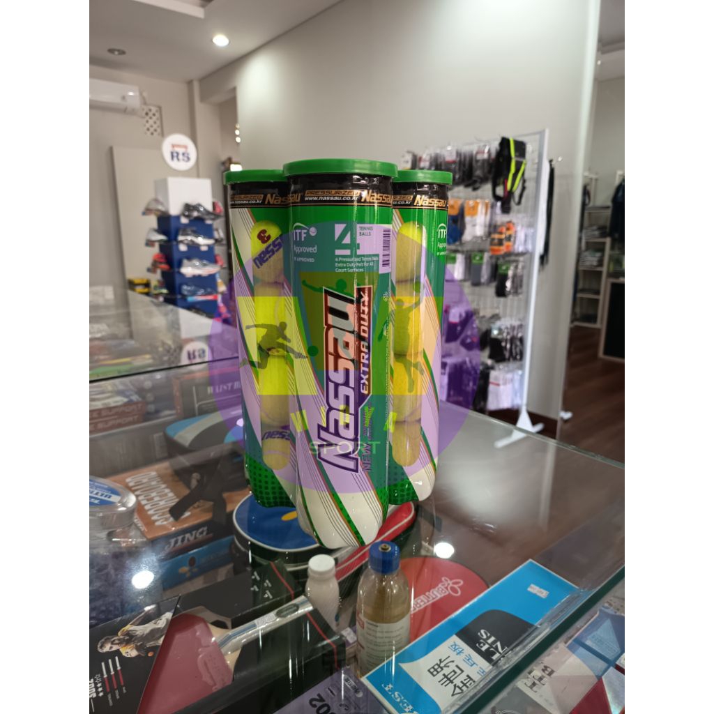 Bola Tenis Nassau Hijau