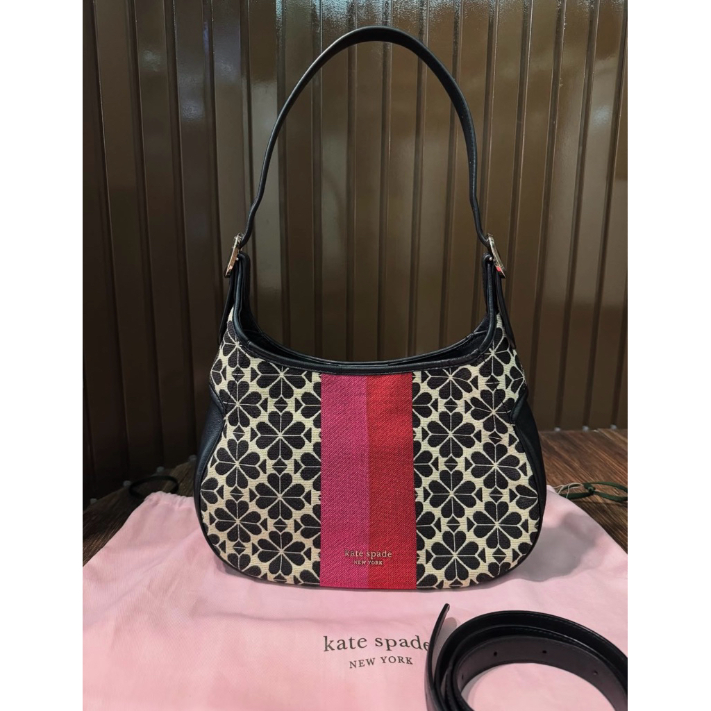 KS Flower jacquard strype penny small