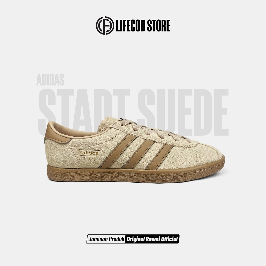 ORIGINAL BNIB Adidas Stadt Beige Gum JI1886