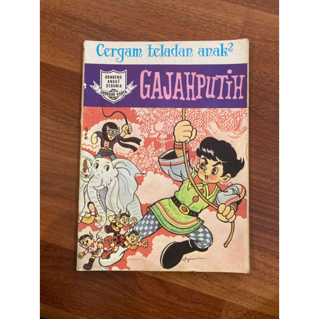 Cergam Teladan anak dongeng anak sedunia - GAJAH PUTIH