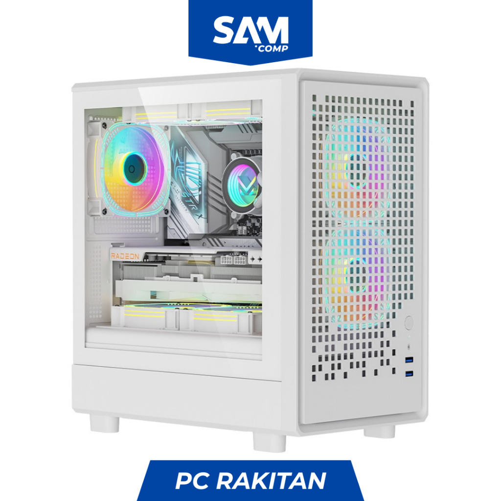 KOMPUTER RAKITAN PC GAMING INTEL CORE i3 12100F DESAIN, VIDEO EDITING & GAME INTEL GEN 12
