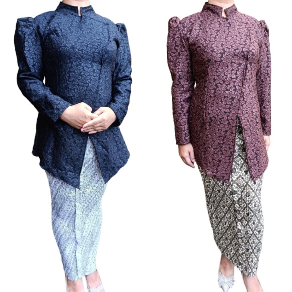 Kebaya Janggan Matt Fukuro Import Premium. Kebaya Janggan Modern