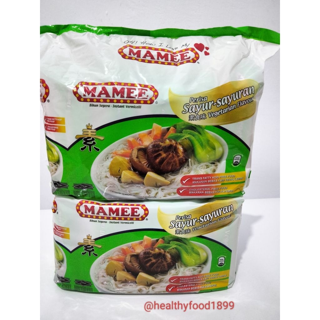 

Mamee Bihun Vegetarian Segera Perisa Sayur-Sayuran - 5 bungkus x 58 g