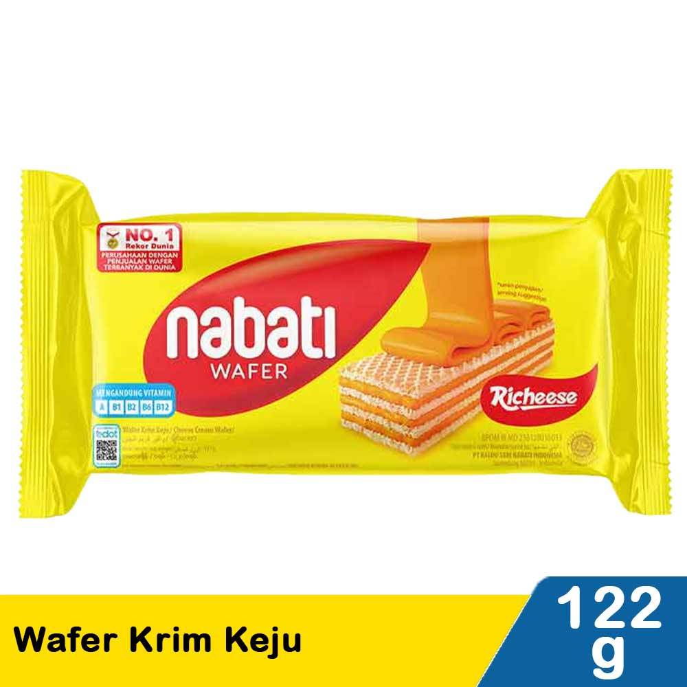 

Nabati Wafer Krim Keju Richeese 110g / Richeese Nabati