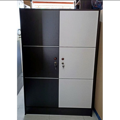 LEMARI PAKAIAN 2 PINTU ANAK KOS MINIMALIS FULL KUNCI ALA 859