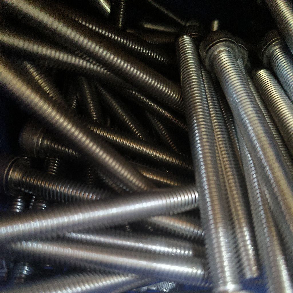 baut l stainless buat bpok tiger m6x120 plus ring
