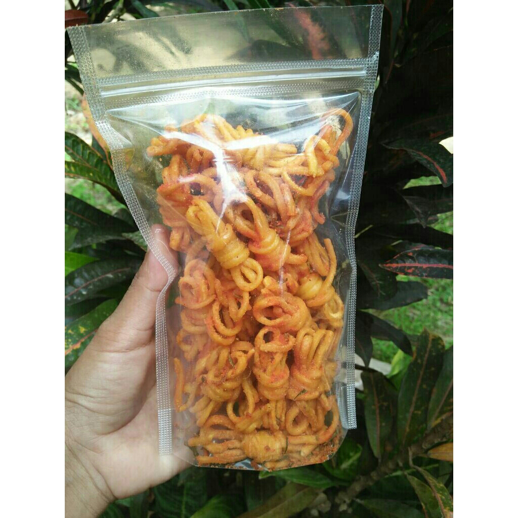 

mie gulung viral pedas balado daun jeruk 500gr/makanan ringan