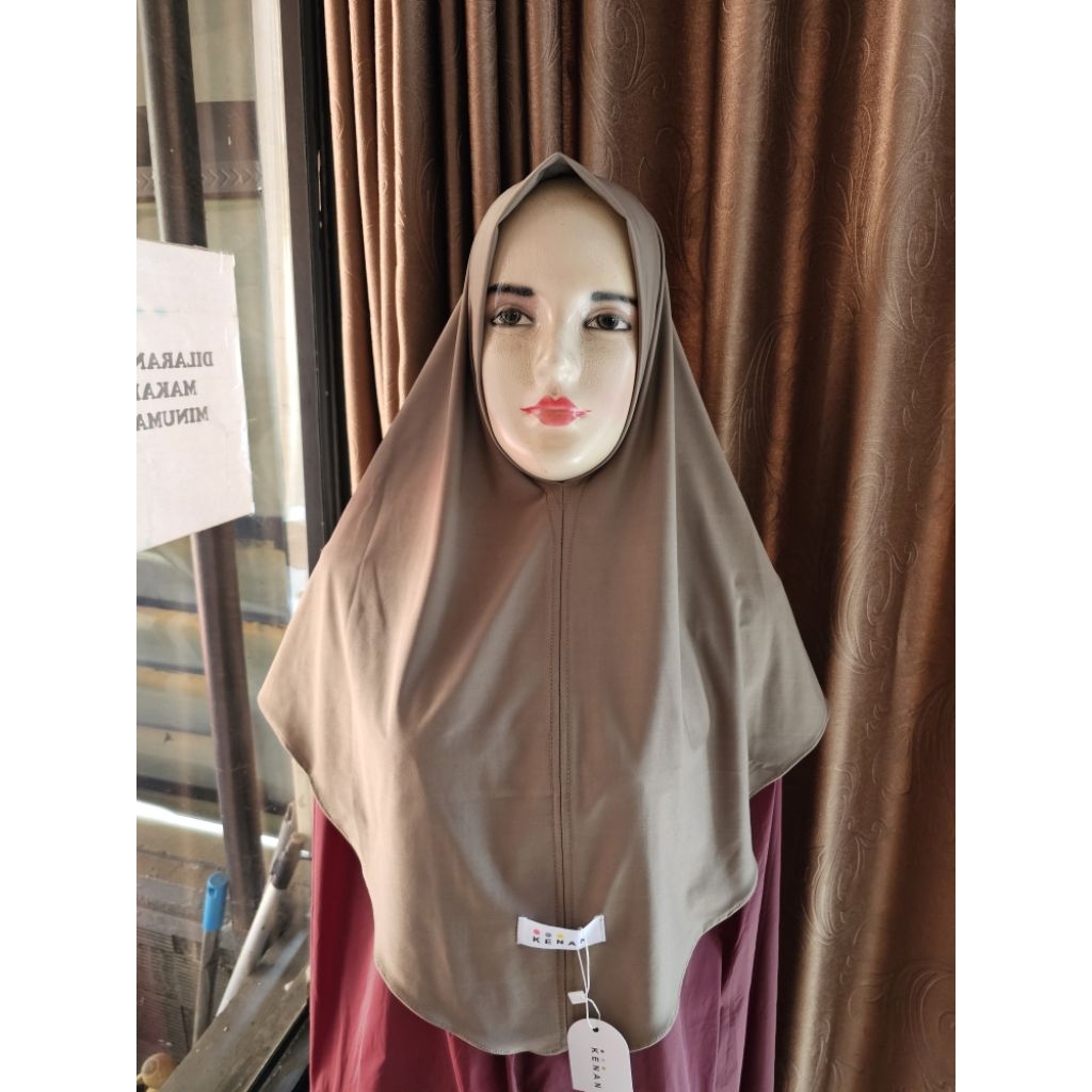 Hijab Kenan Non Pet – Bahan Jersey(Size m)