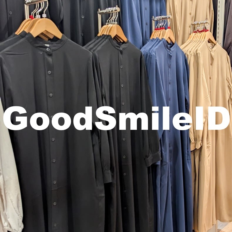 SALE Women Gaun Kemeja Rayon Lengan Panjang Hitam Dress Wanita UNIQLO JASTIP