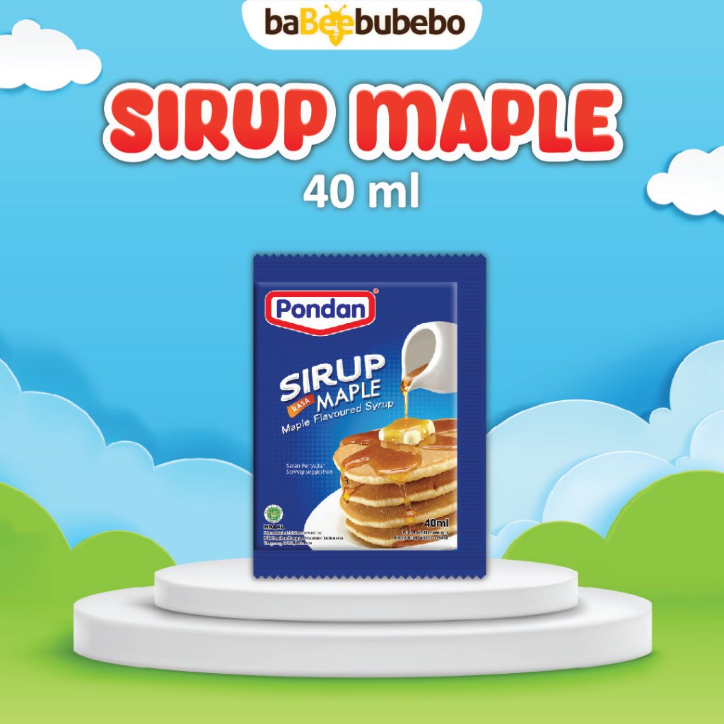 

Pondan Sirup Maple / Maple Syrup Sachet 40ml topping pancake waffle