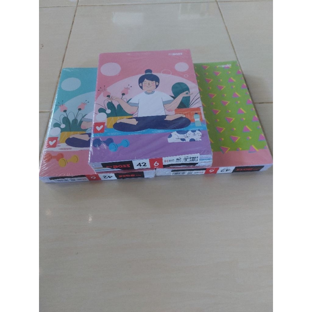 

Buku Tulis Big BOSS 42 Lembar (1 Pak isi 6 Buku)