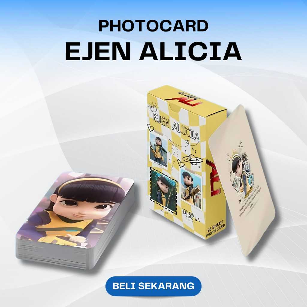 PHOTOCARD SET EJEN ALICIA PREMIUM 25 SHEET / EJEN ALICIA