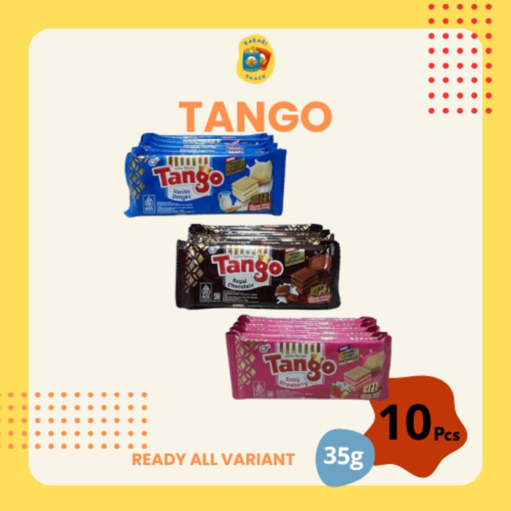 

RS Tango (35g) Wafer Tango rasa Royal Coklat dan Vanila Delight isi 10pcs