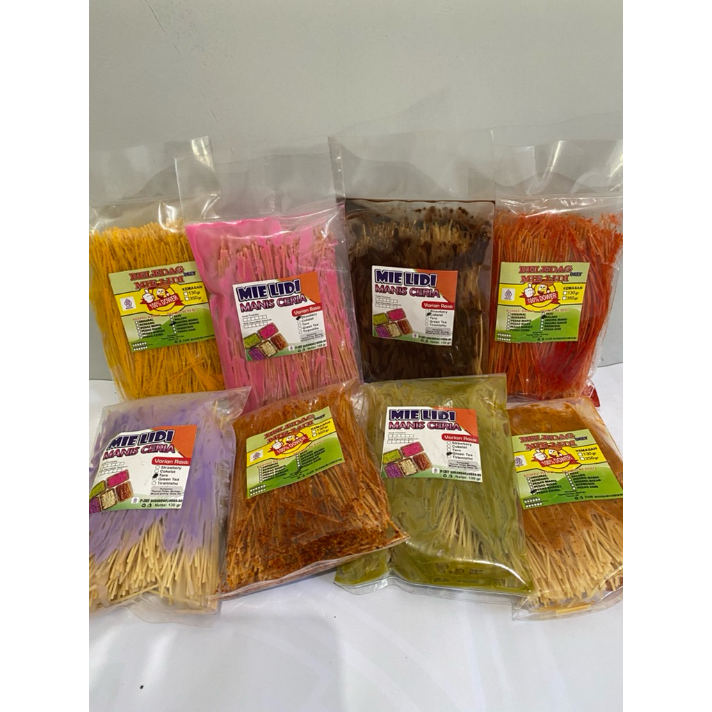 

mi lidi berbagai rasa 130 gram / mi lidi berbagai rasa