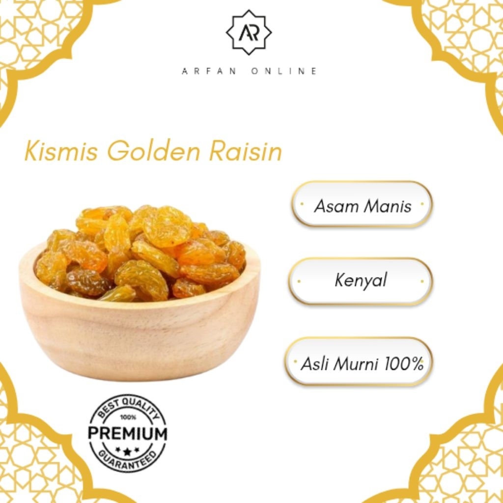 

Kismis golden raisin asam manis 20gram