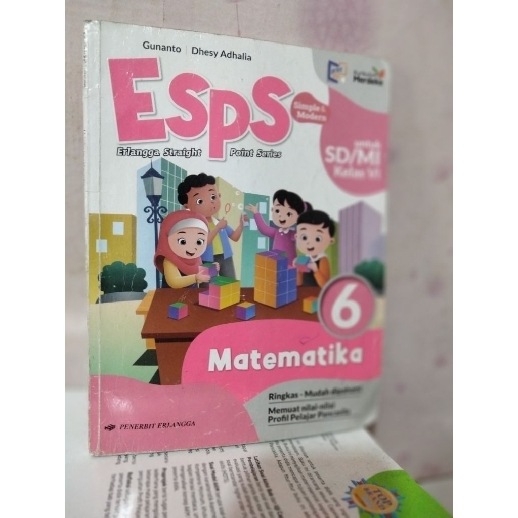 buku esps matematika,esps bahasa Indonesia, esps ppkn/pendidikan Pancasila, esps ipas volume 1 dan 2