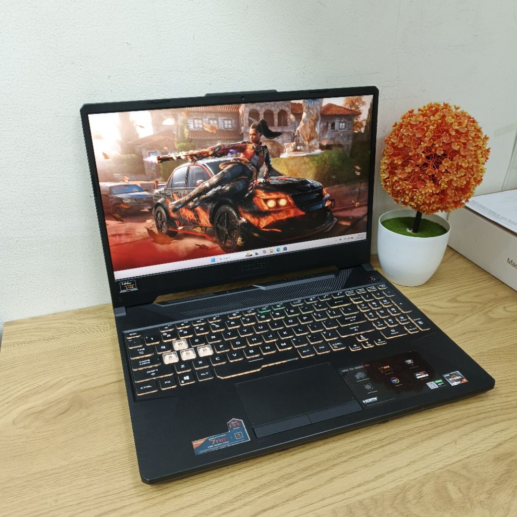 Laptop GAMING ASUS TUF A15 FX506 AMD Ryzen 7 4800H ram8Gb DDR4/ssd256Gb/Hardisk 1Tb VGA NVIDIA GeFor