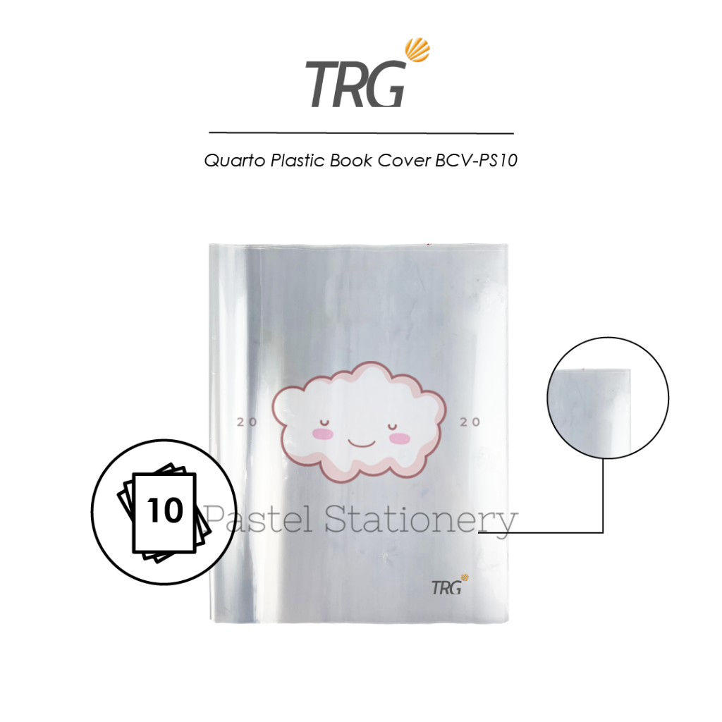 

TRG Sampul Buku Tulis Plastik Kwarto Quarto Bening BCV-PS10 SIDU 38 58 Lembar Isi 10 Clear Plastic Book Cover