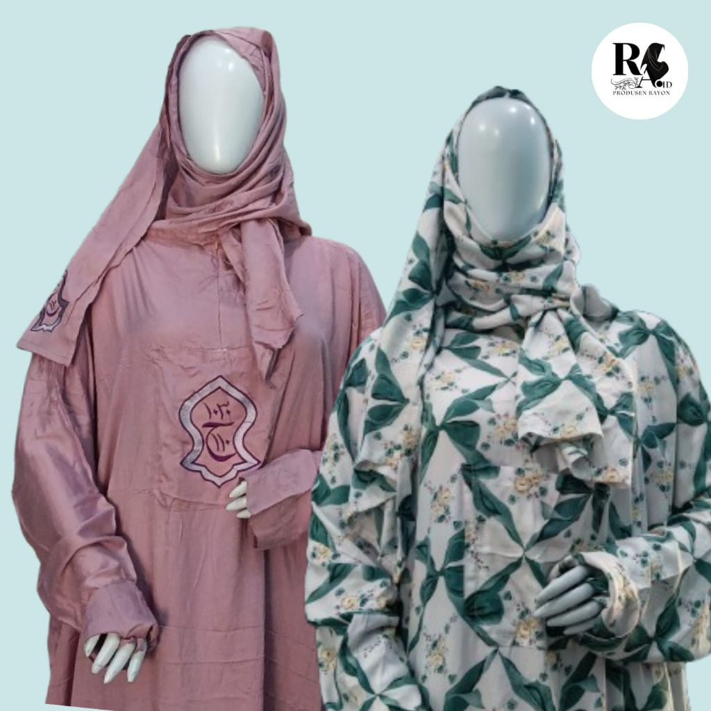 mukena pasmina tarim rayon printing