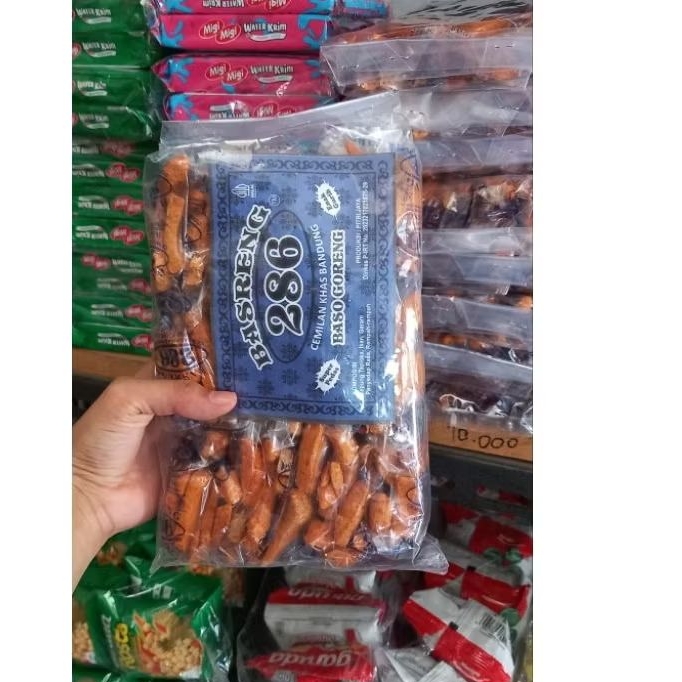 

Basreng 286 Super Pedas Cemilan Khas Bandung Bakso Goreng isi 25 bgks