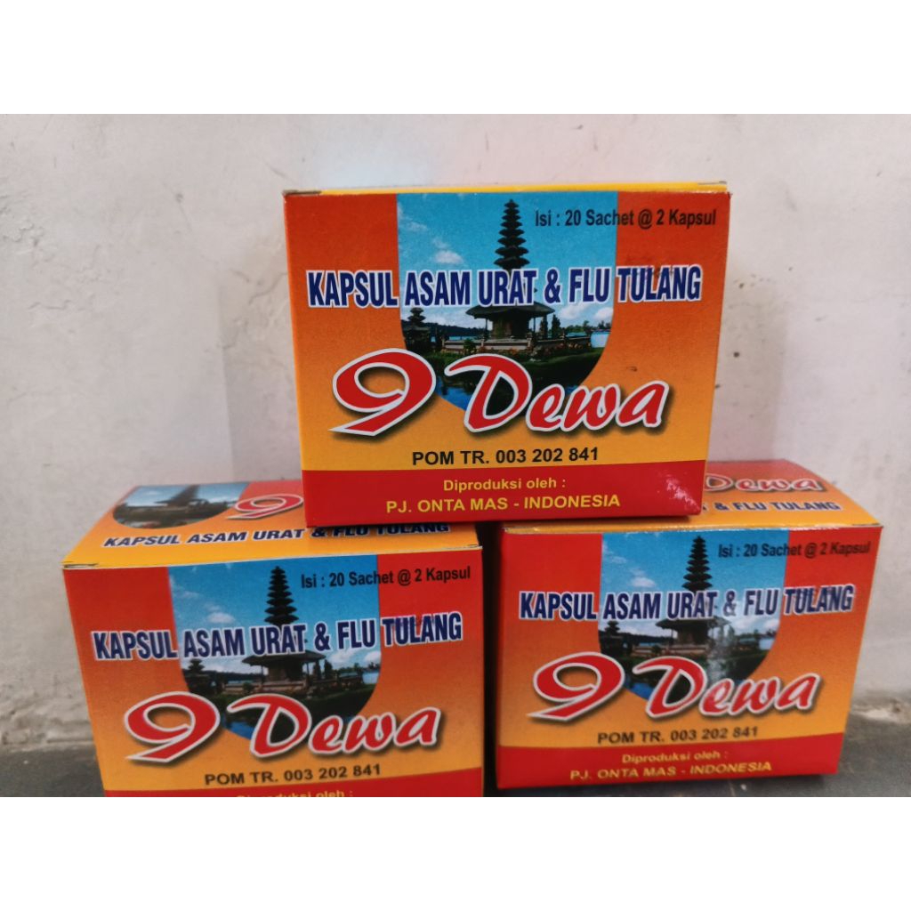 Kapsul 9 dewa asam urat COD