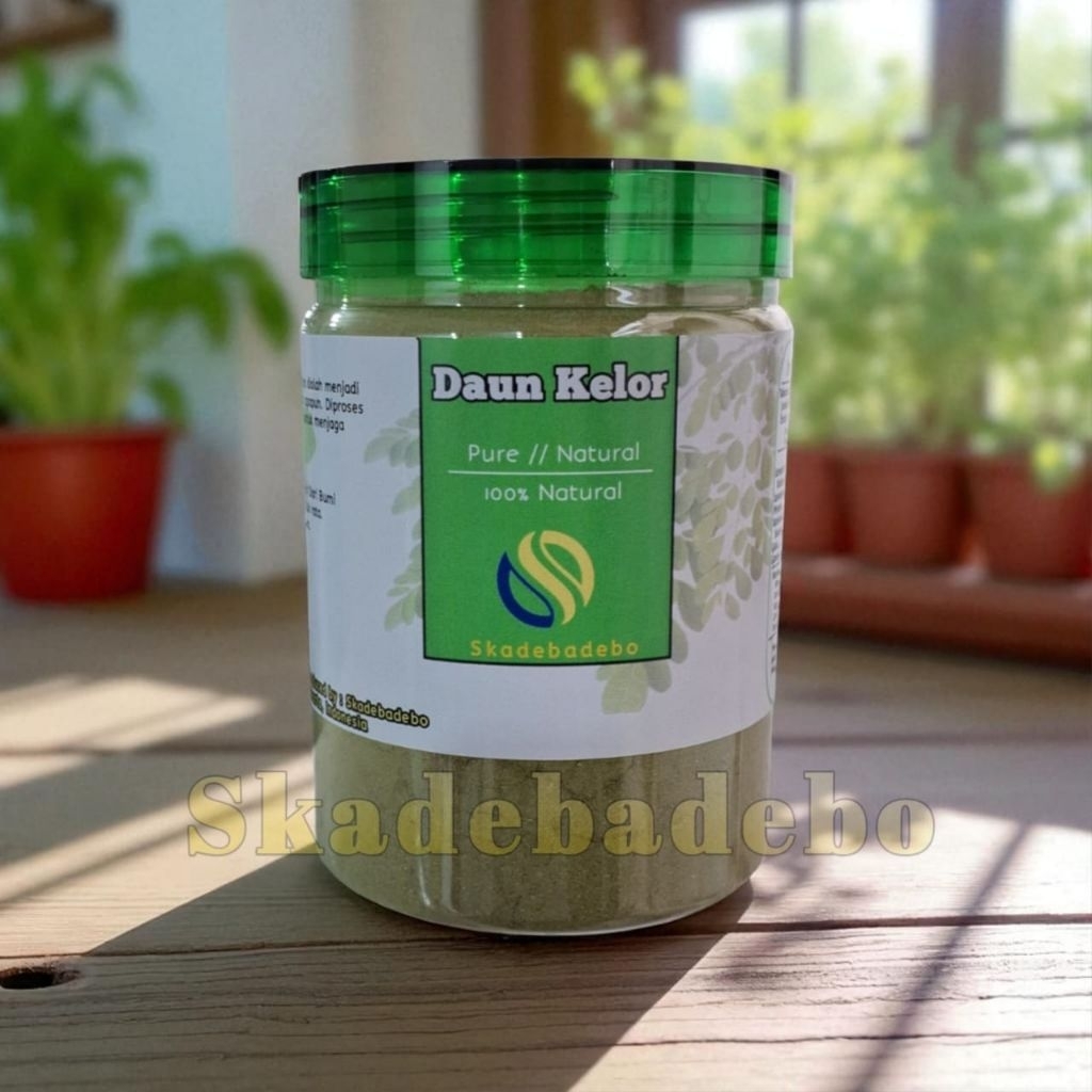

DAUN KELOR 400gram kemasan toples / Daun Kelor 100% murni, bubuk, kaya antioksidan, vitamin dan mineral.