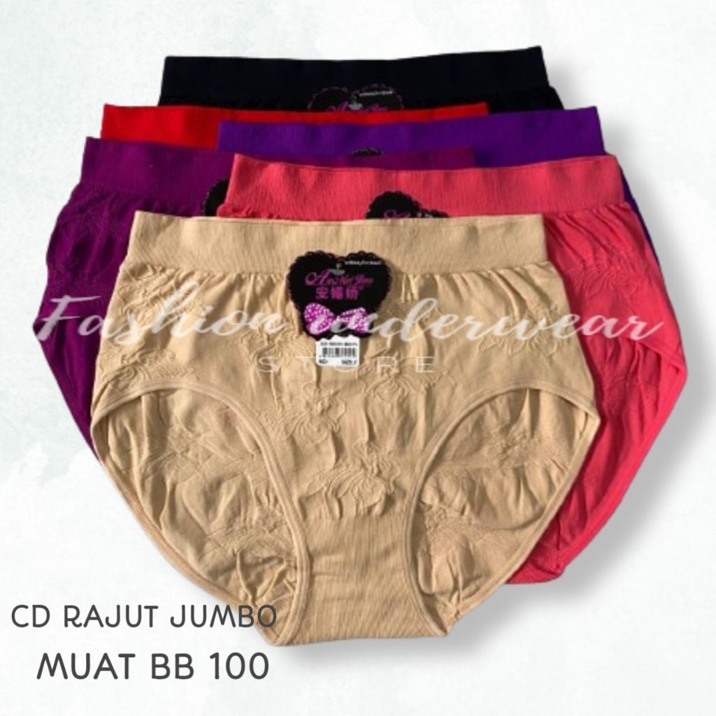 HARGA SATUAN CD Rajut JUMBO / Celana Dalam Wanita Rajut Jumbo