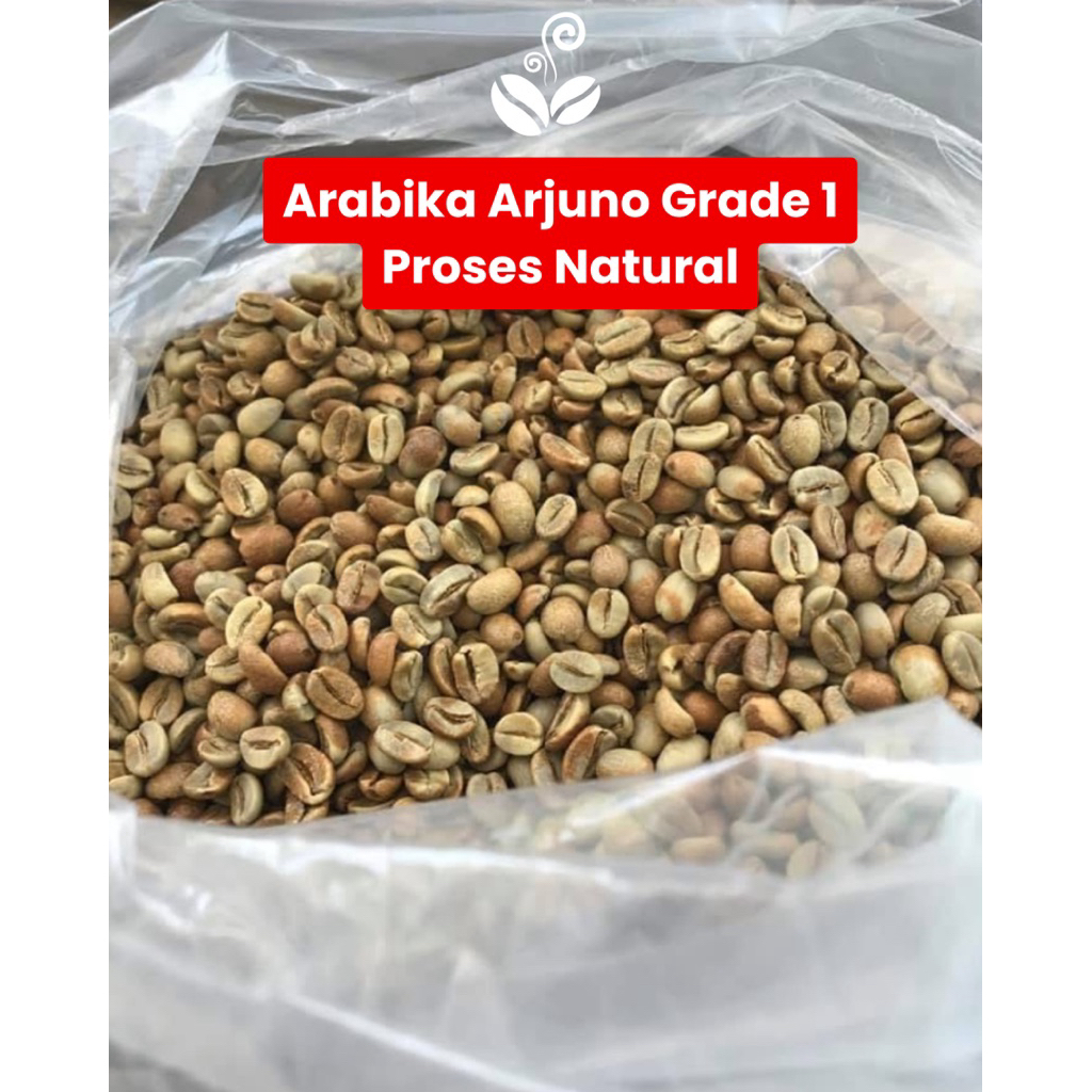 

Kopi Green Beans Arabika Arjuno 1kg Natural Porses Petik Merah