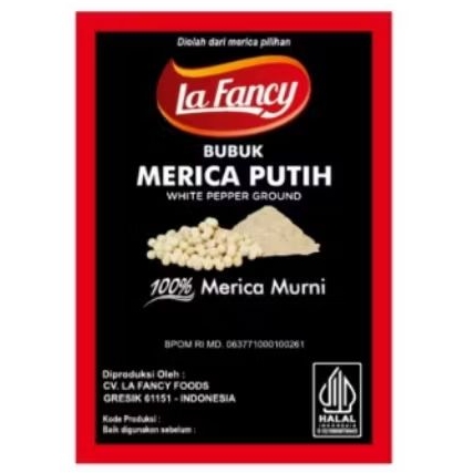 

Bubuk MERICA PUTIH LA FANCY 100% Merica Murni 4,5 gr