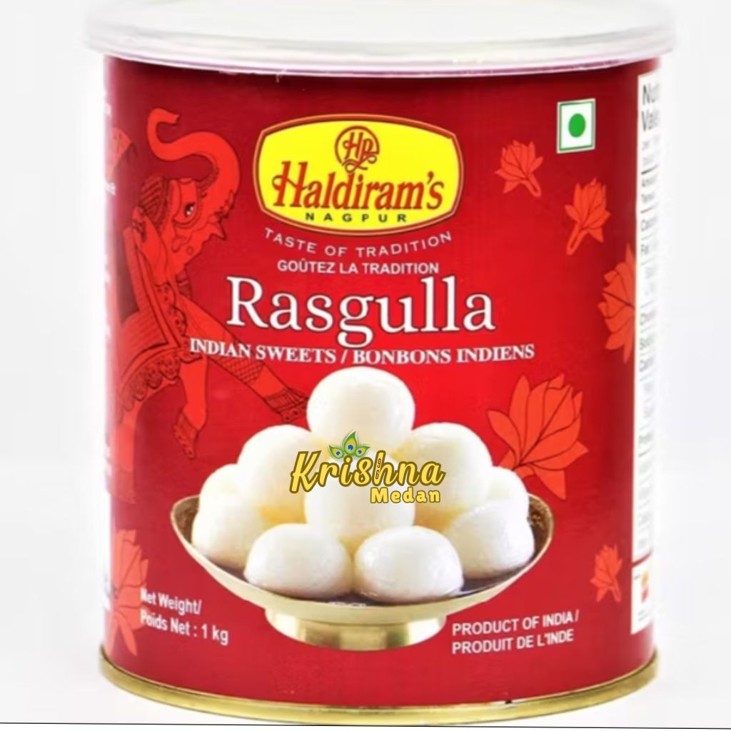 

Haldirams Rasgula 1Kg | Manisan India Rasgula