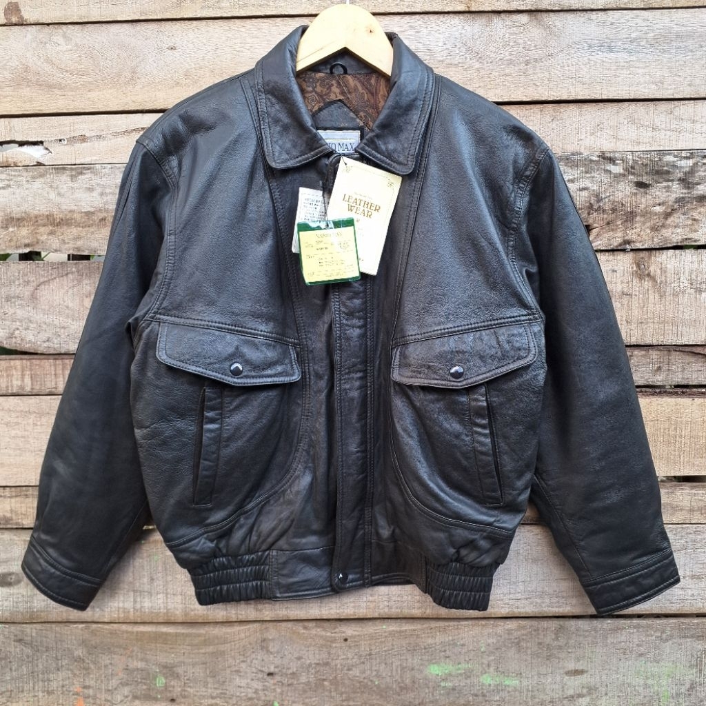 jaket kulit model vintage  jaket bomber vintage  jaket kulit second