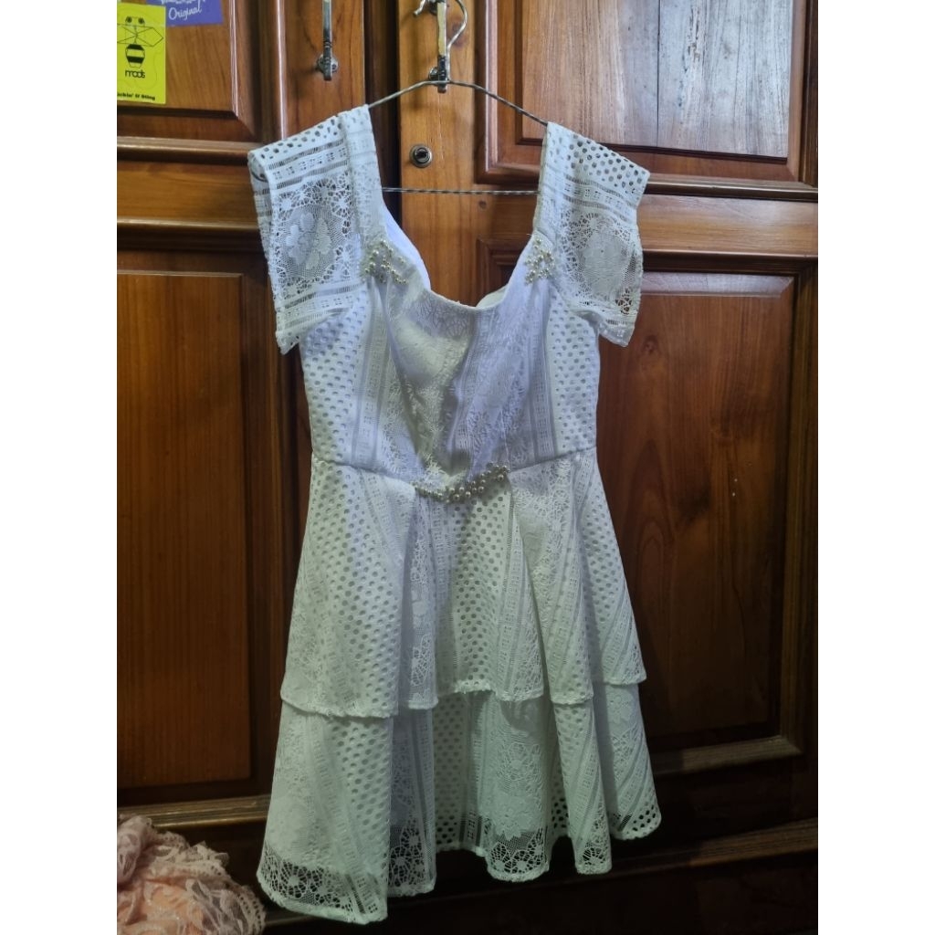 DRESS PESTA PUTIH ANAK❤️PRELOVED