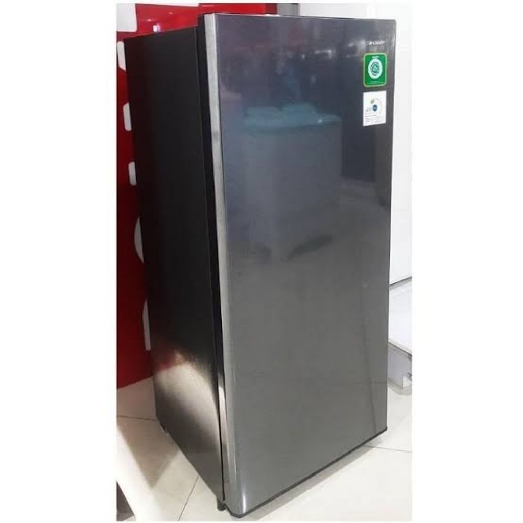 SHARP FJ-M186A-HS FREEZER ASI Es Batu 6 RAK 158 Liter FJM186 Resmi FJM 186