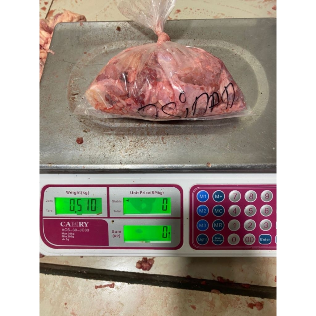 

daging Jeroan asinan mantull 500g