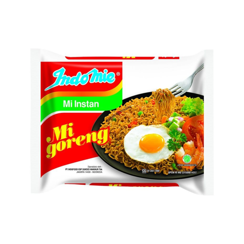 

Indomie Mi Instan Goreng 80 gr