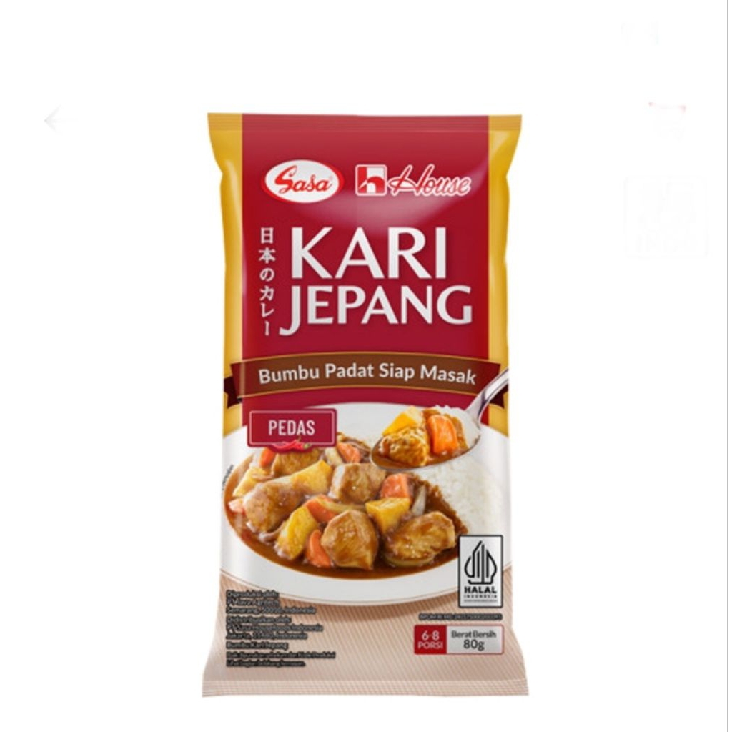 

sasa bumbu padat kari jepang pedas pack 80 gr