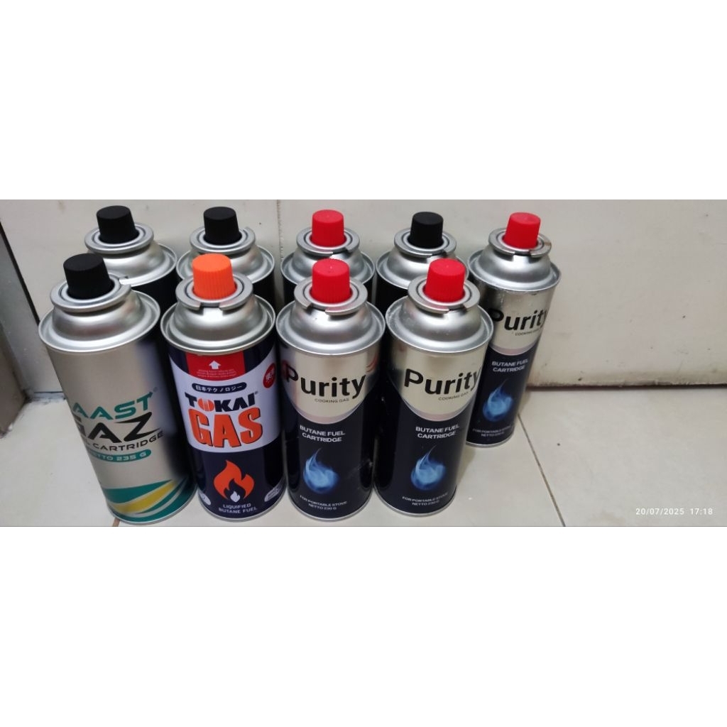 Gas Portable Kosong Random
