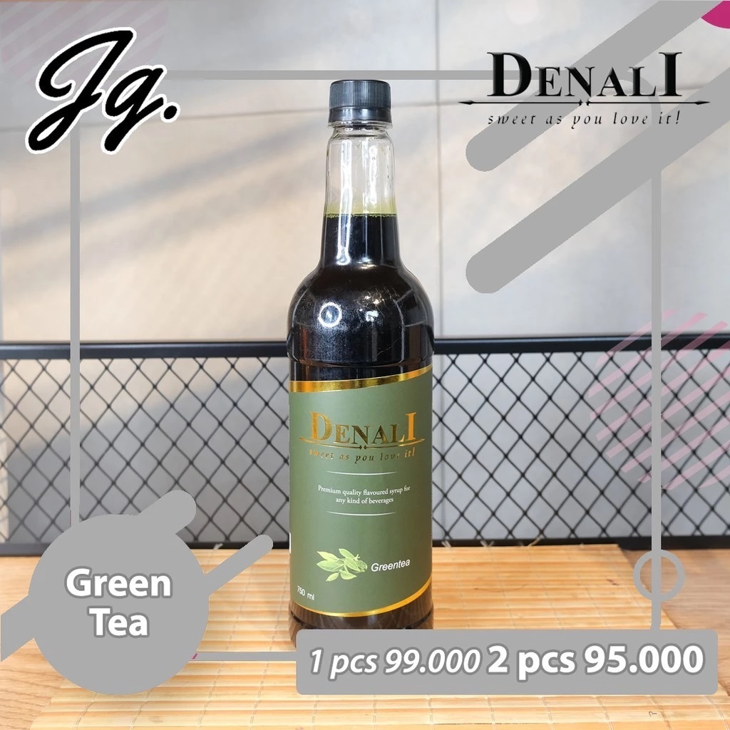 

DENALI SYRUP GREENTEA 750ML - SIRUP GREENTEA 750 MILI