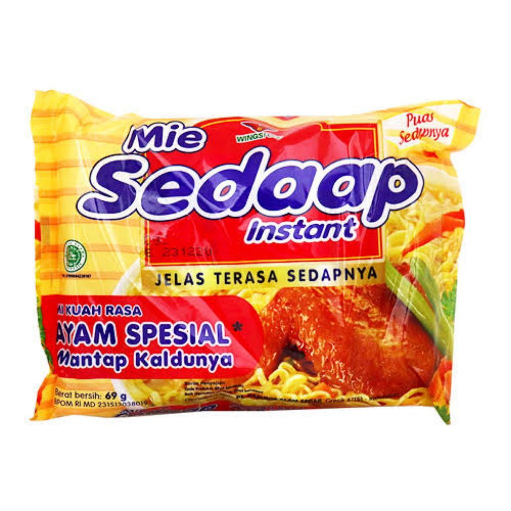 

Sedaap Mie Instan Ayam Spesial 69 gram