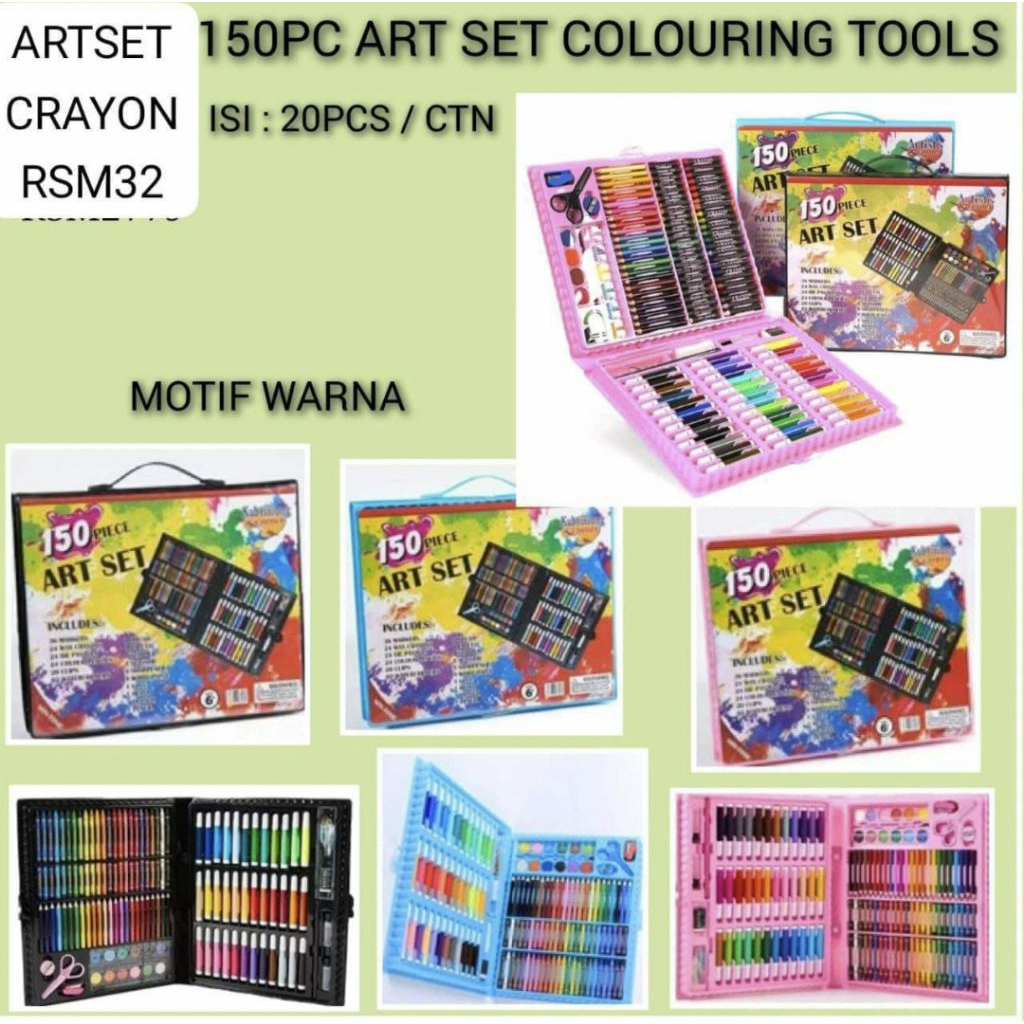 

Crayon Art Set 150Pcs