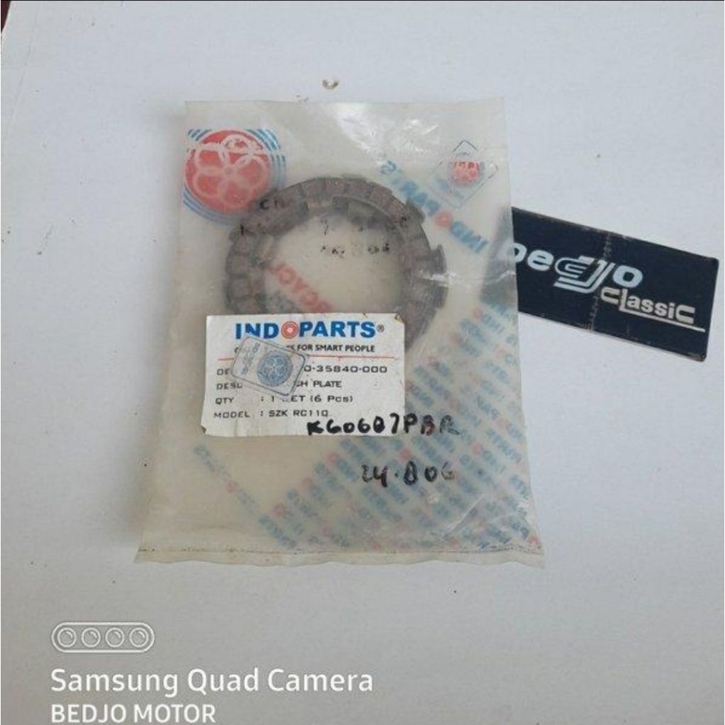 kampas kopling kain klose set suzuki crystal rc110 tornado gs asli ori original indopart
