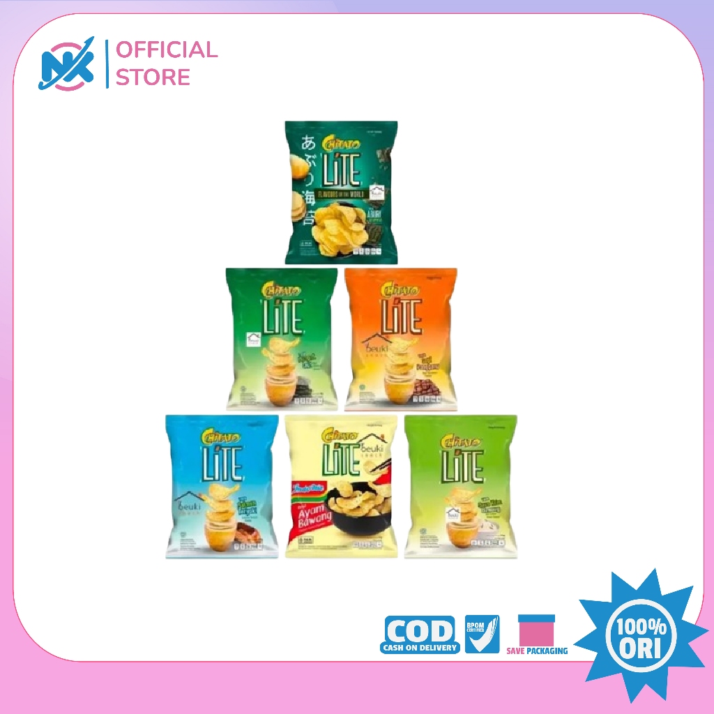

Chitato Lite 68gr All Varian Keripik Kentang Makanan Ringan